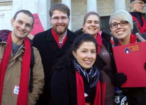 Homelessness Advocacy Day group