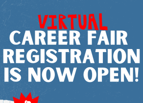 Virtual career fair registration is now open