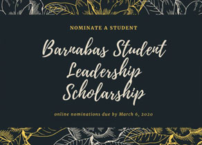 barnabas student leadership scholarship