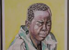 Illustration of African American boy by Greg Shaw