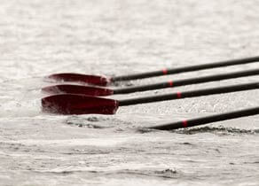Oars in water