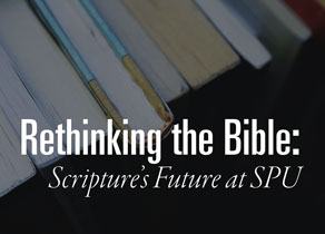 Books with text, Rethinking the Bible