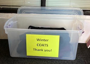 Winter Coats Donation Box