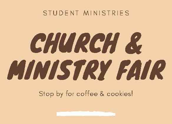 church ministry fair