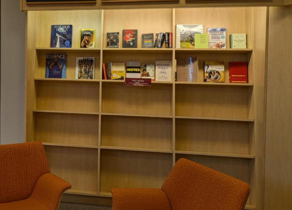 Free library space located in SPU Store