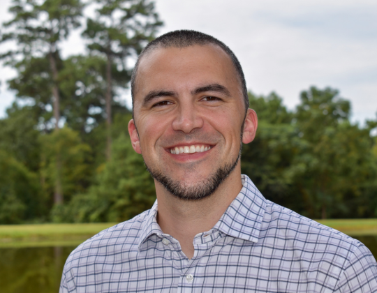 Alumnus Adam McQuire. Photo courtesy of University of Texas at Tyler