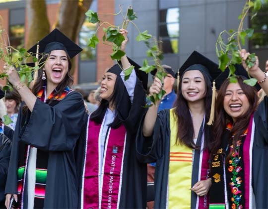 Graduates at Ivy Cutting 2025